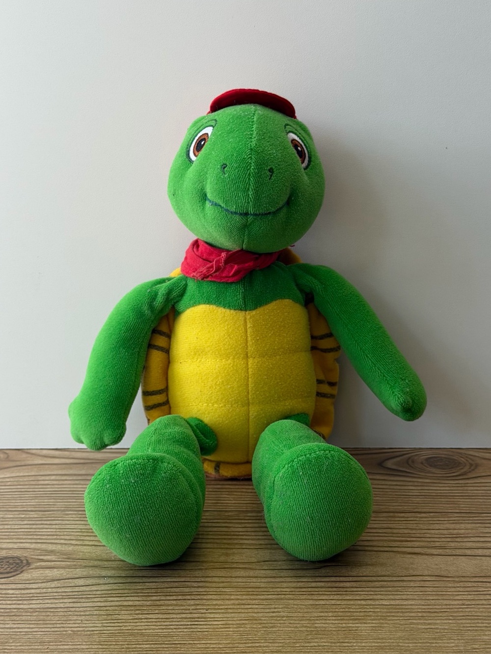 Vintage Franklin Turtle Plush Nelvana Kids Can Press 13”